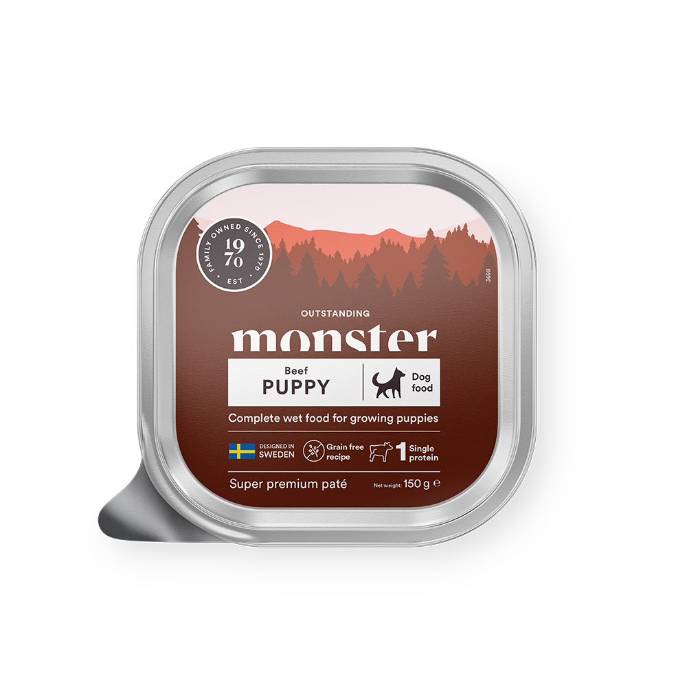 Monster paté 150g puppy beef
