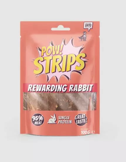 POW! Strips Rabbit 100g