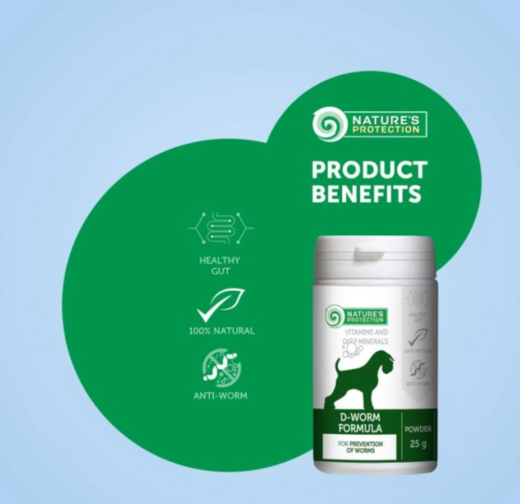 Nature's Protection D-worm formula 25g