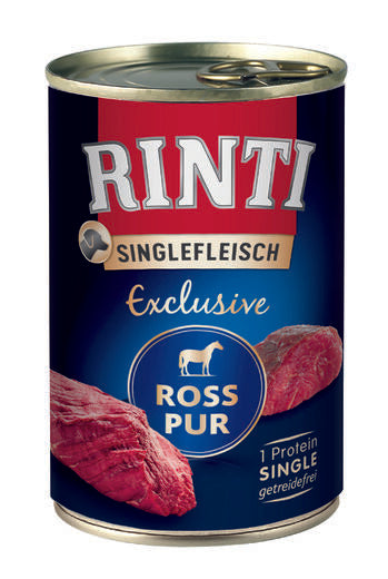 Rinti Singlefleisch Pur Hevonen 400g (yksi liha)