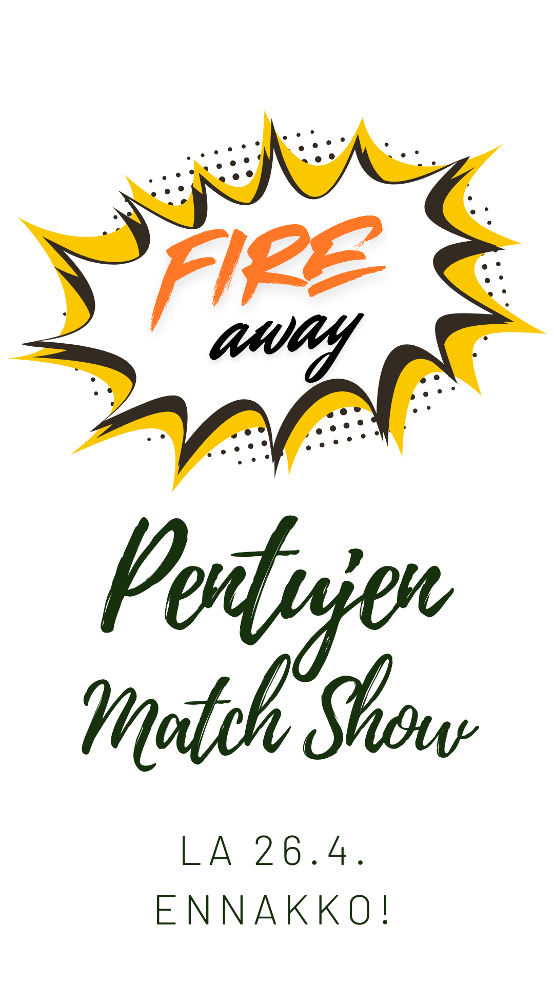Match Show pennuille la 26.4.