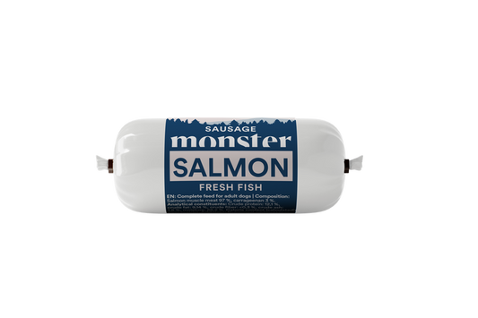Monster Dog Sausage Salmon 80g