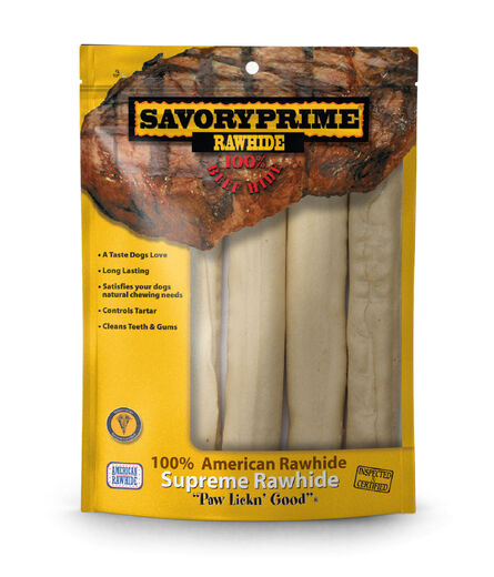 Savory Prime Supreme puruluurulla valkoinen 25cm 4kpl
