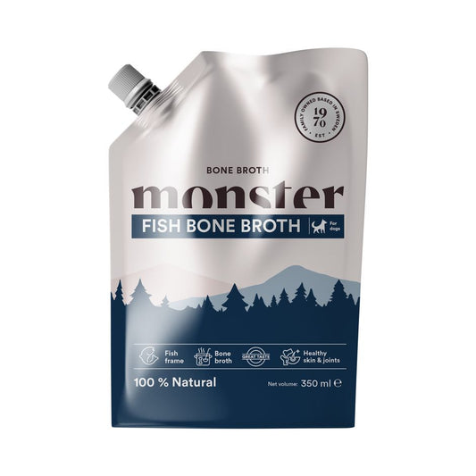 Monster Dog Bone Broth Fish 350ml