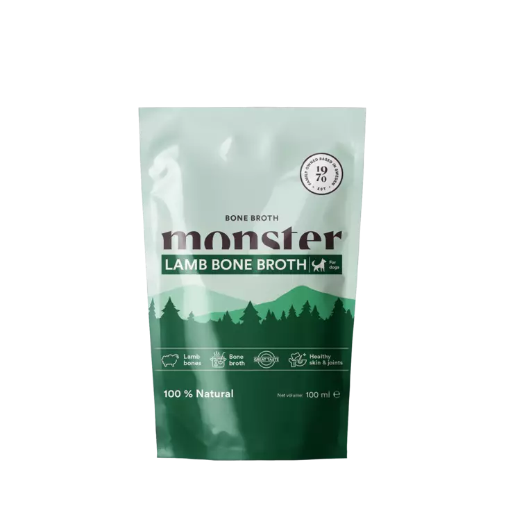 Monster Dog Bone Broth Lamb